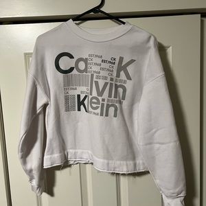 Women’s Calvin Klein crop sweatshirt